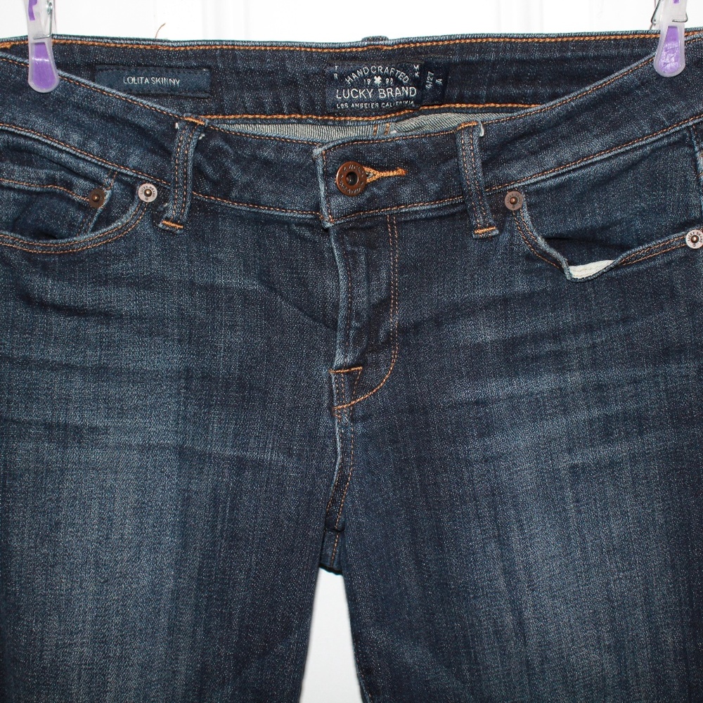 Lucky Brand Size 27 Lolita Skinny Jeans! - Picture 5 of 7